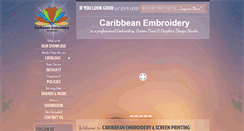 Desktop Screenshot of caribbeanembroidery.com